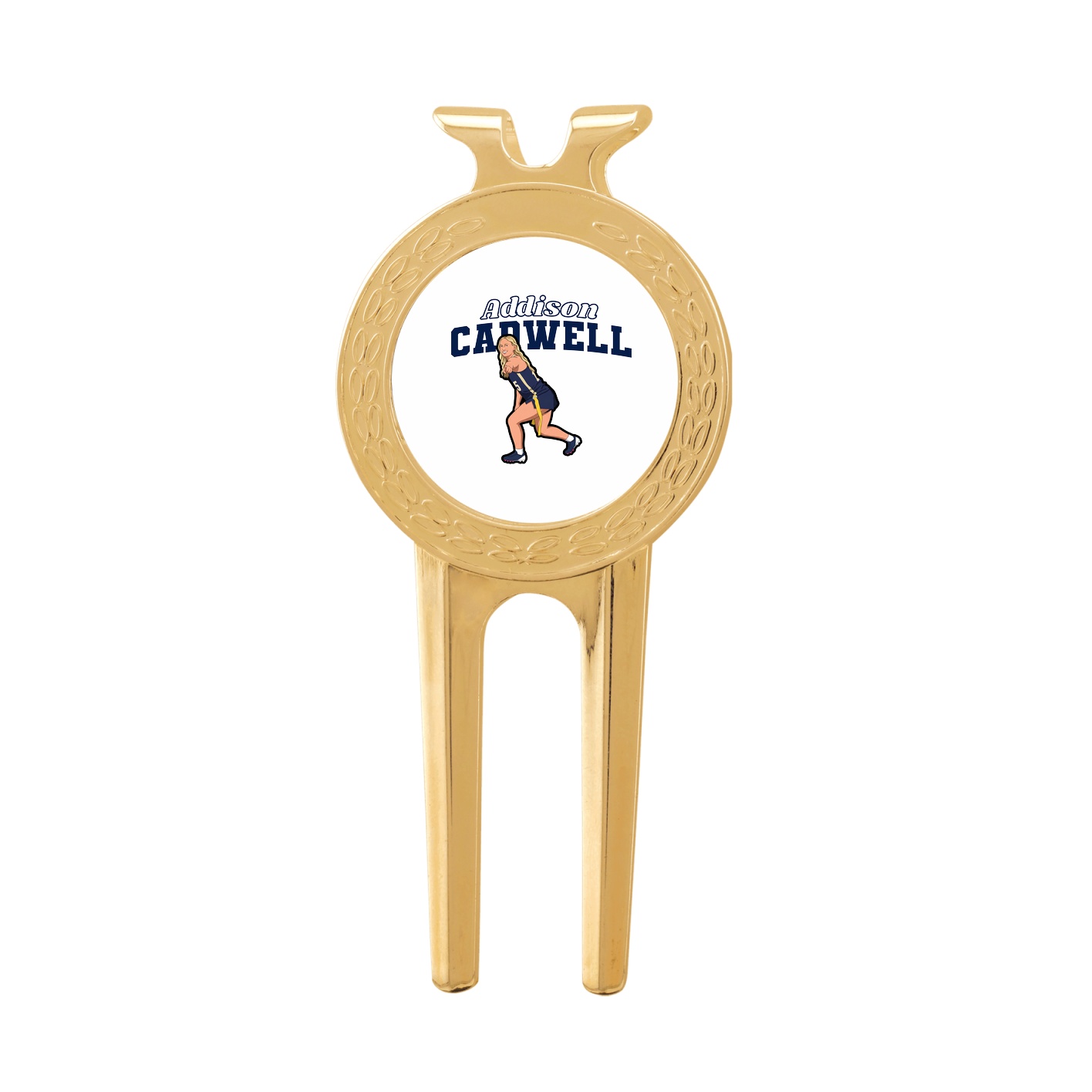 Divot Tool with Ball Marker — Name Arch in Classic