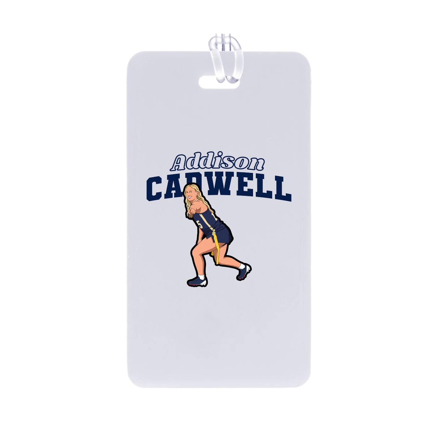 Bag Tag — Name Arch in Classic