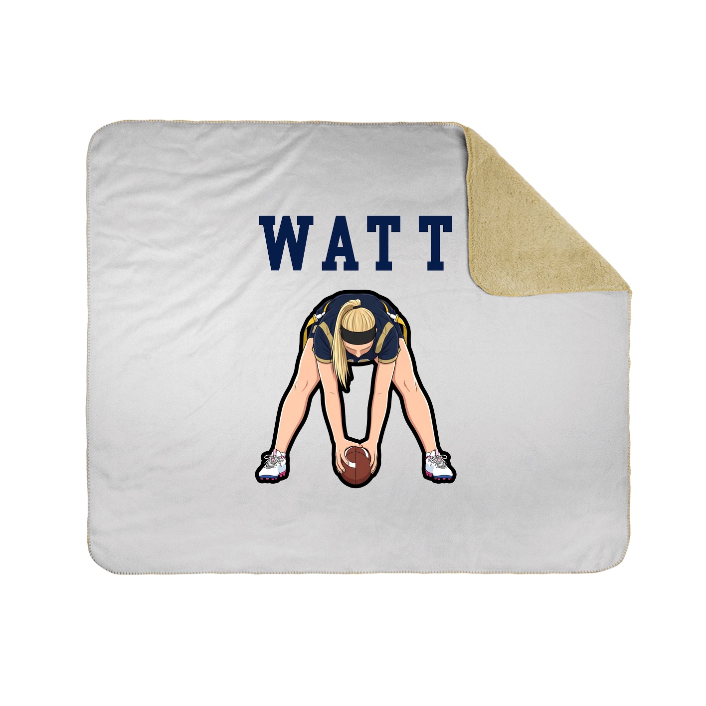 Throw Blanket — Shirsey in White