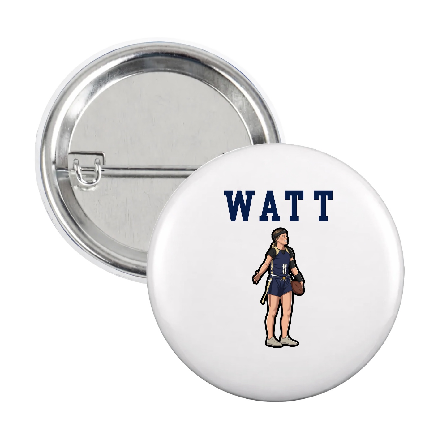 Game Day Button — Shirsey in White
