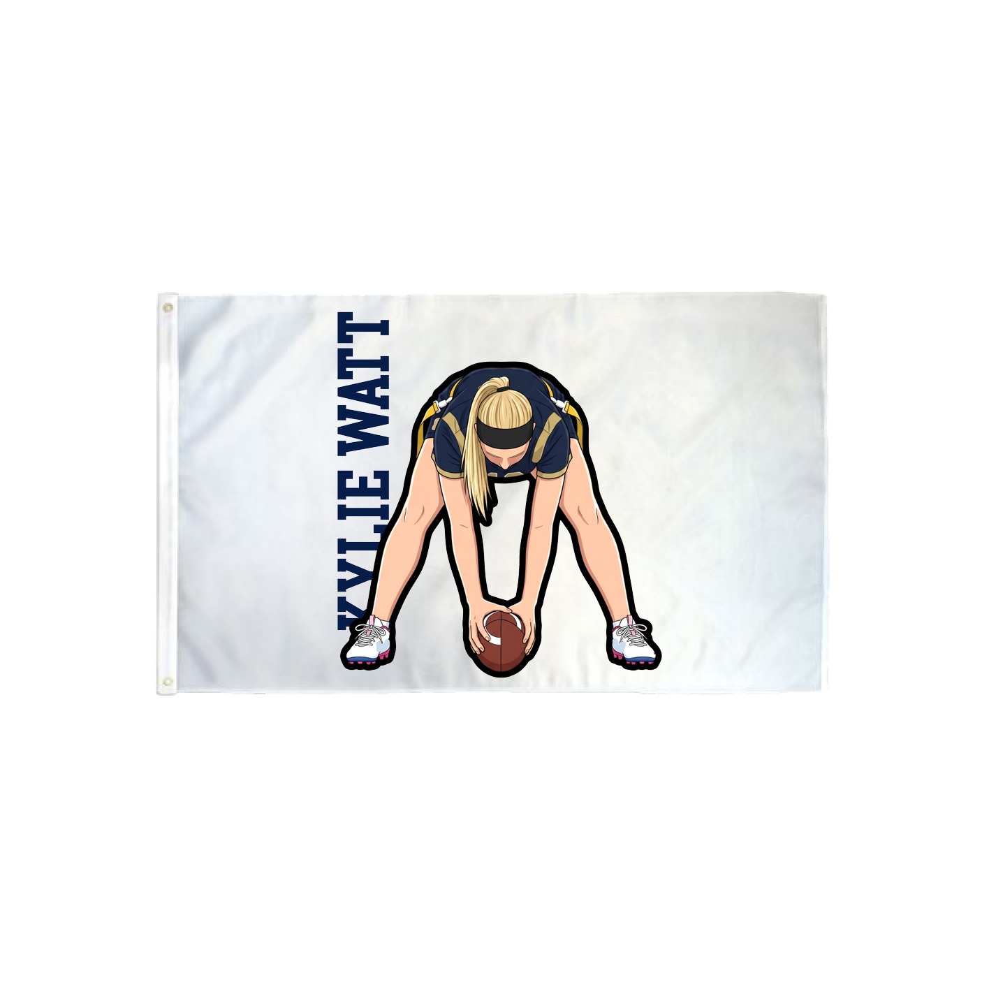 3x5 Flag — Name Vertical in Classic
