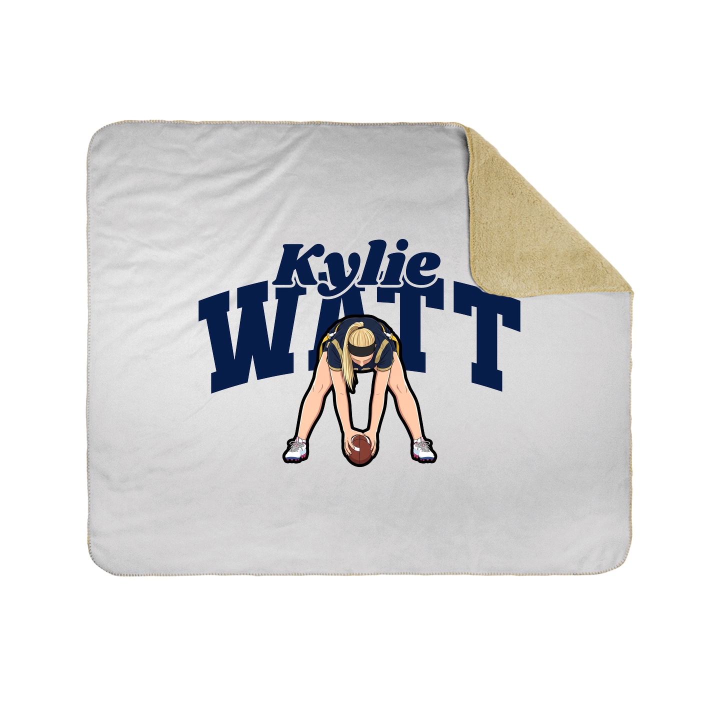 Throw Blanket — Signature Arch in White