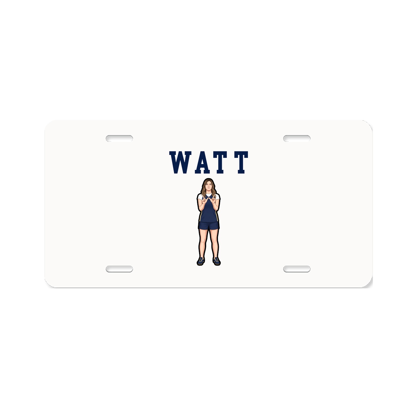 License Plate — Shirsey in Classic