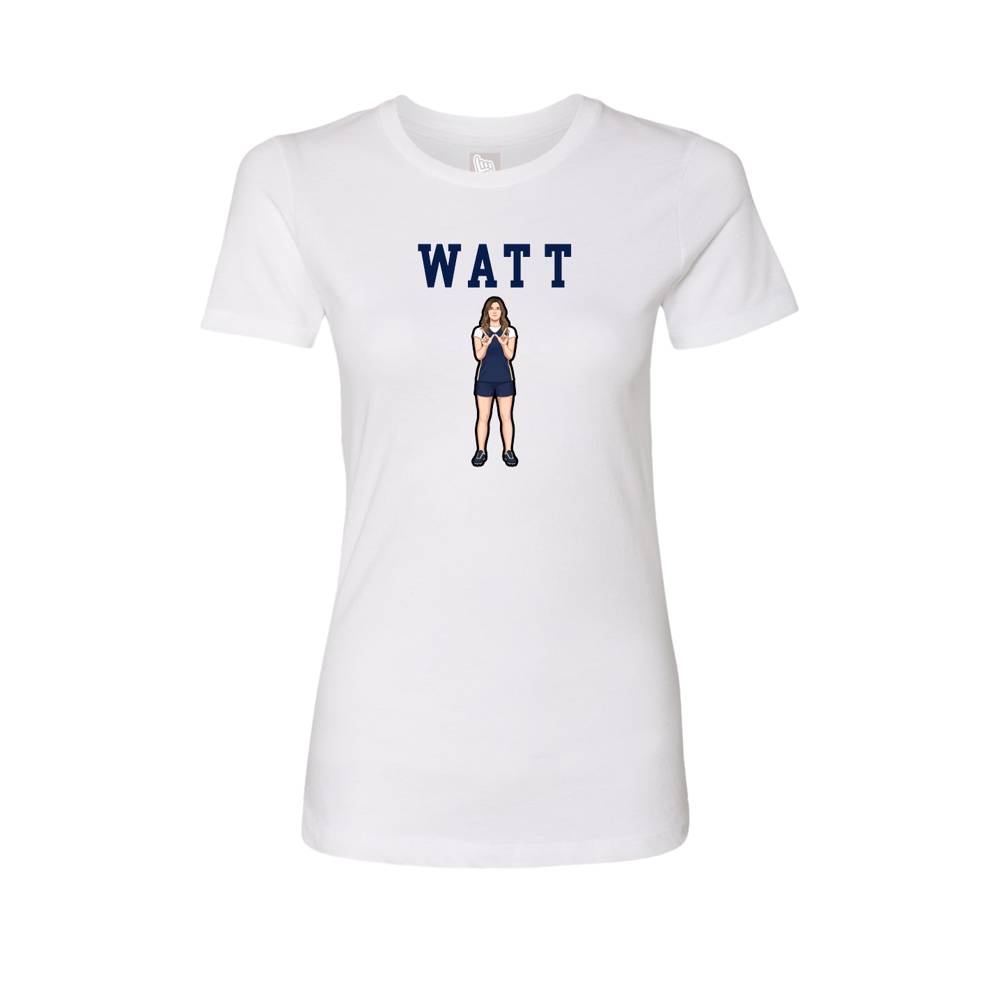 Fitted Women's Tee — Shirsey in White