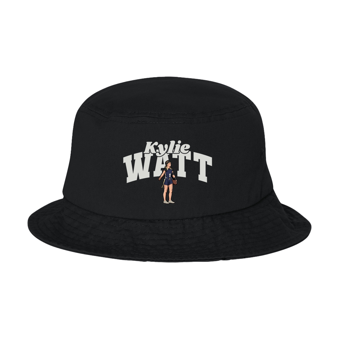 Bucket Cap — Signature Arch in Black