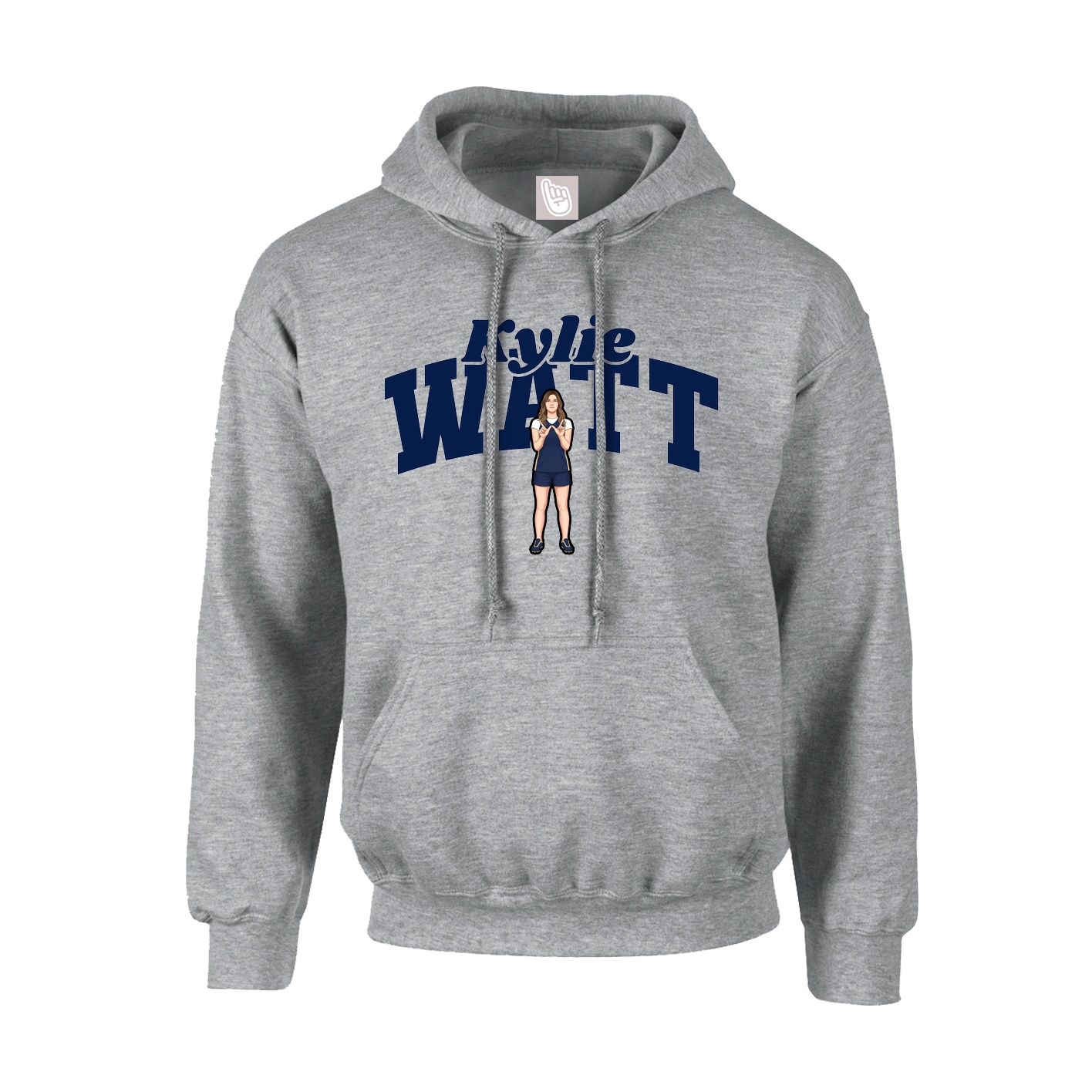Hoodie — Signature Arch in Grey