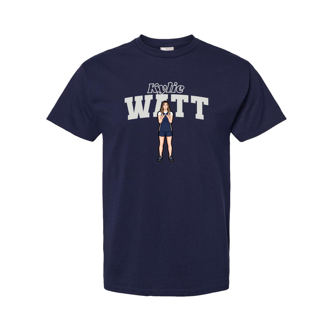 Tee — Name Arch in Navy