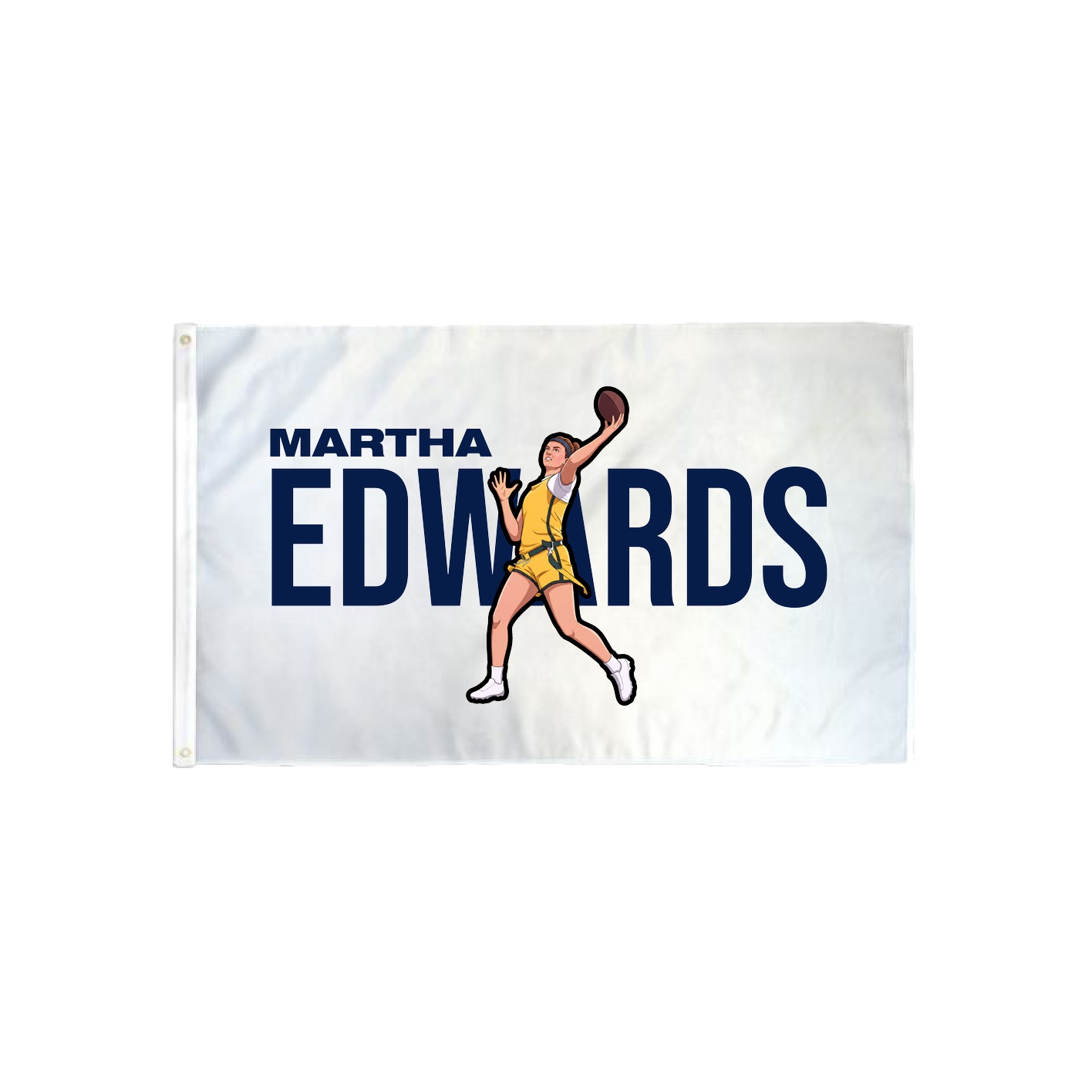 3x5 Flag — Player Name in Classic