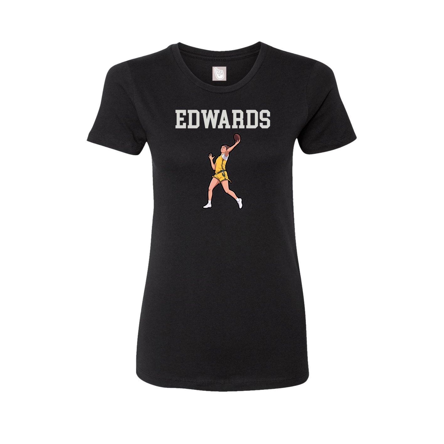 Fitted Women's Tee — Shirsey in Black