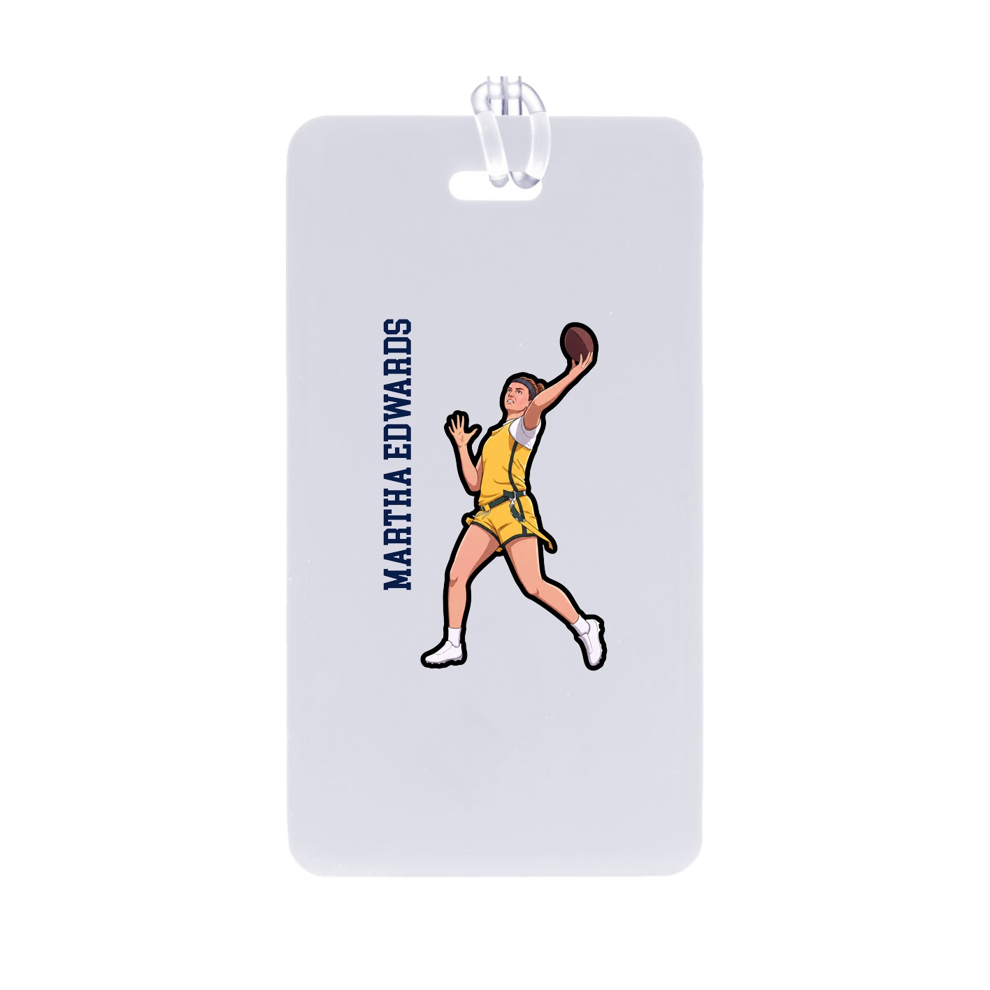 Bag Tag — Name Vertical in Classic