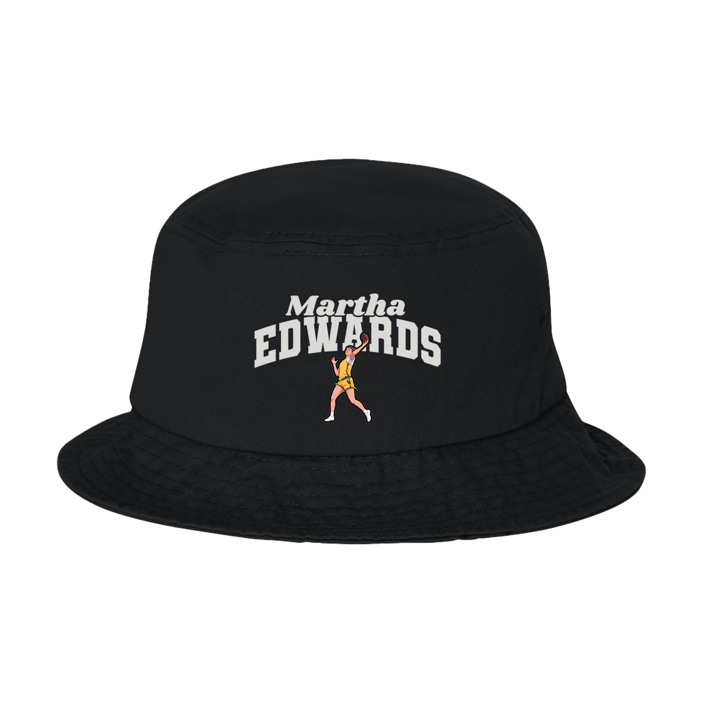 Bucket Cap — Signature Arch in Black