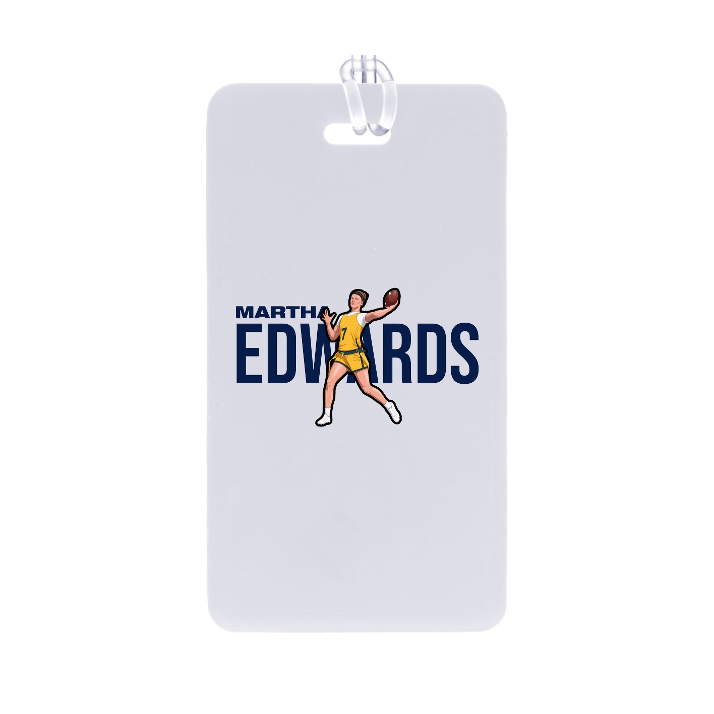 Bag Tag — Player Name in Classic