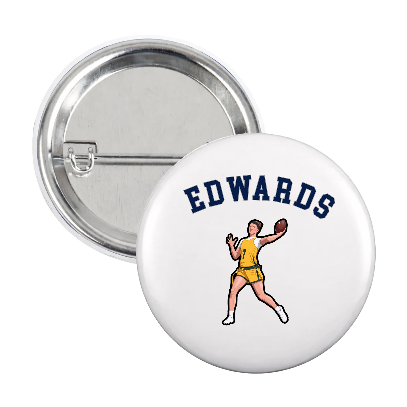 Game Day Button — Shirsey Arch in White