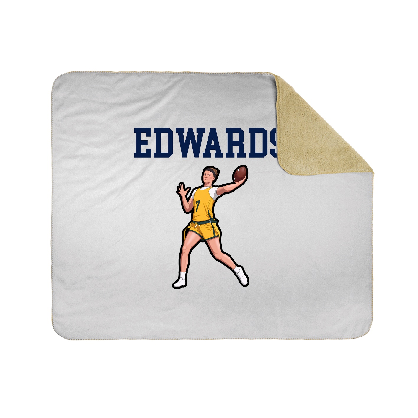 Throw Blanket — Shirsey in White