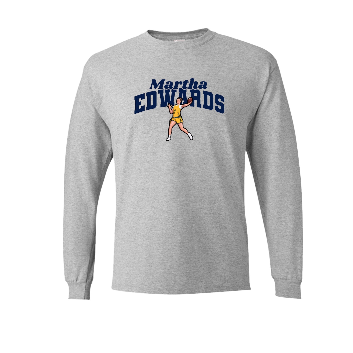 Long Sleeve Tee — Signature Arch in Grey