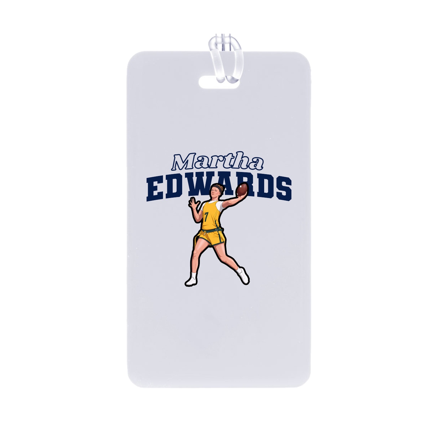 Bag Tag — Name Arch in Classic