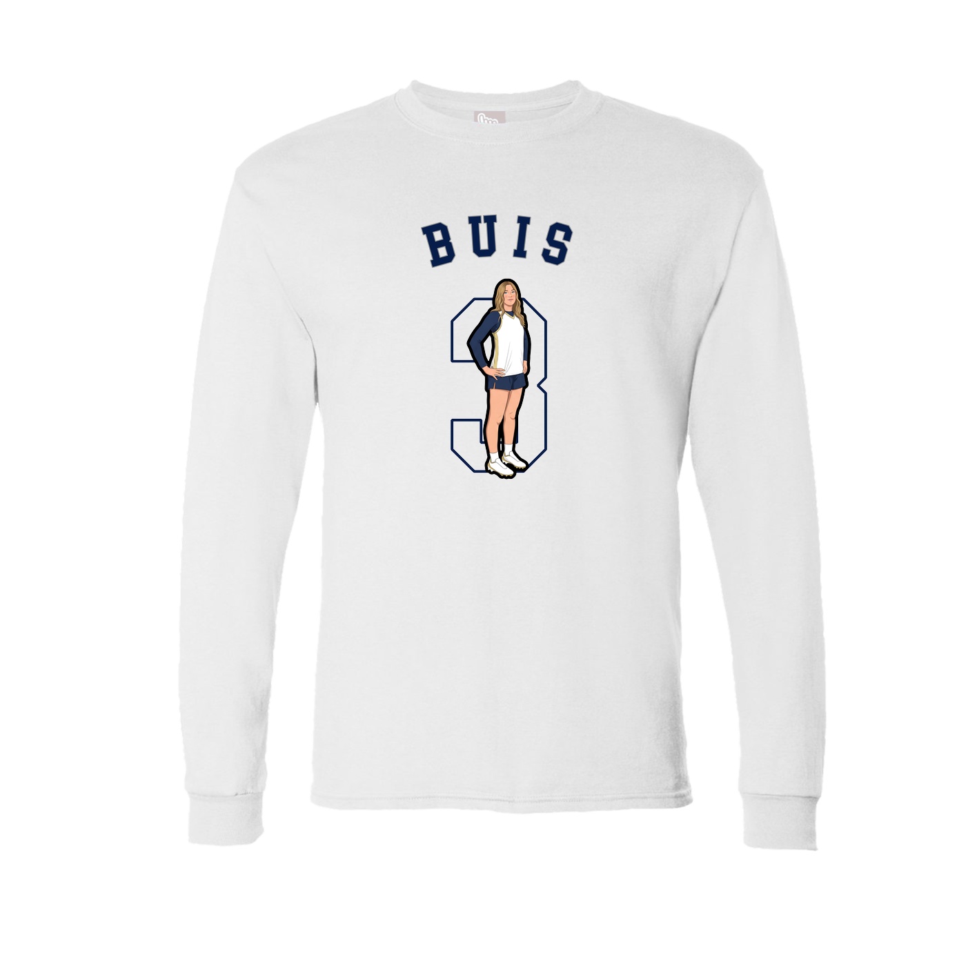 Long Sleeve Tee — Classic in White