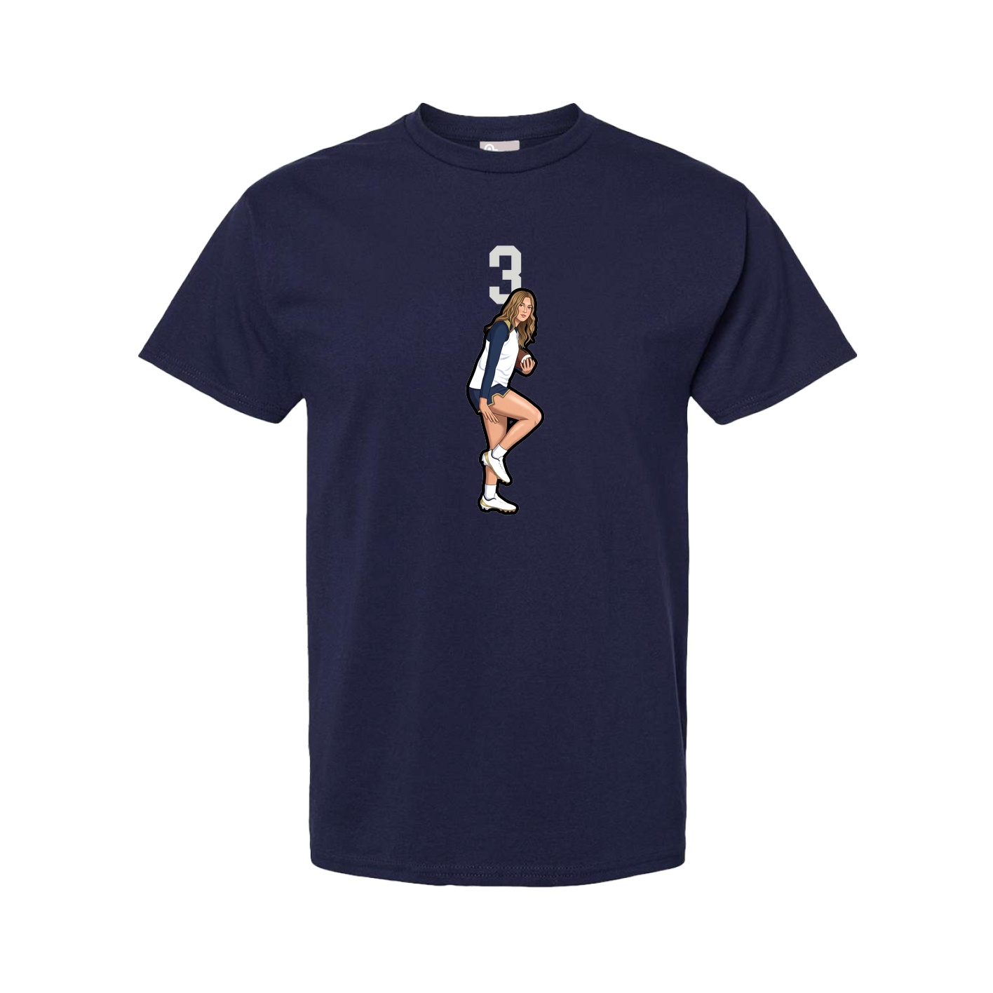Youth Tee — Classic in Navy