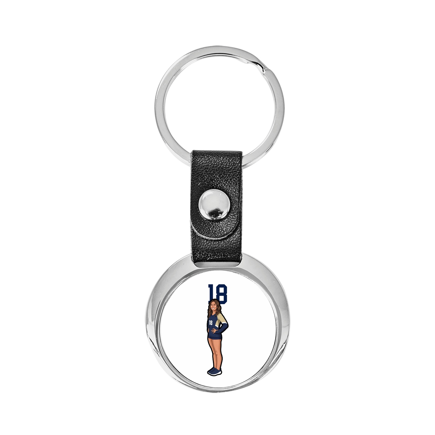 Key Chain — Number Top in Classic