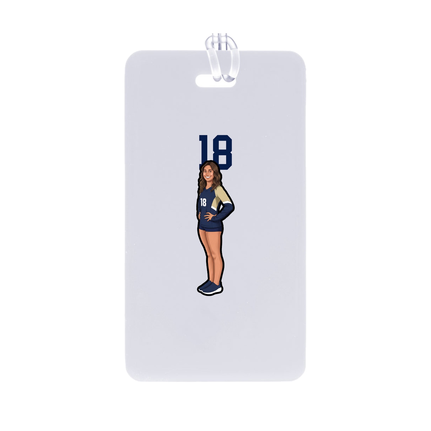 Bag Tag — Number Top in Classic