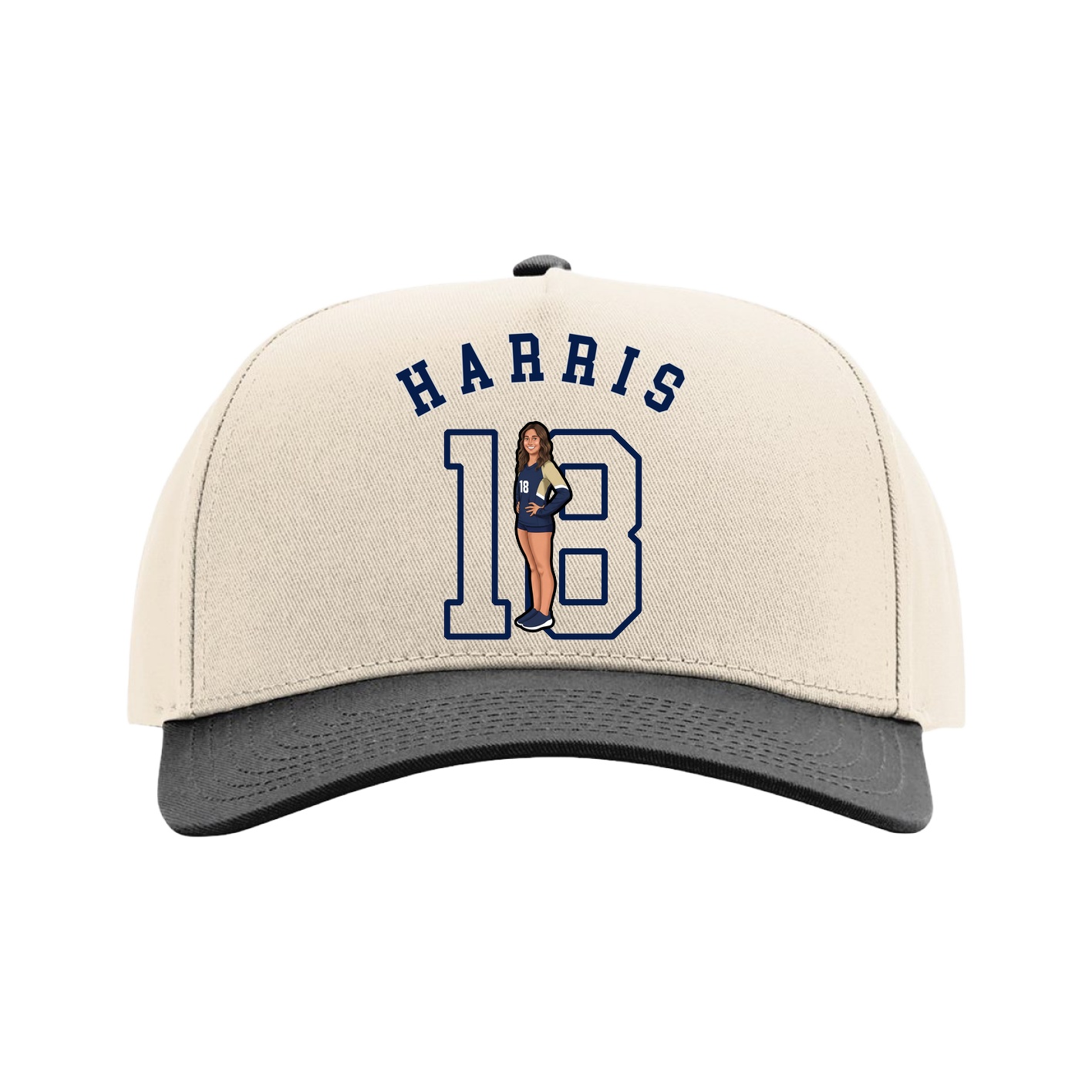 Full Fabric Five-Panel Champ Cap