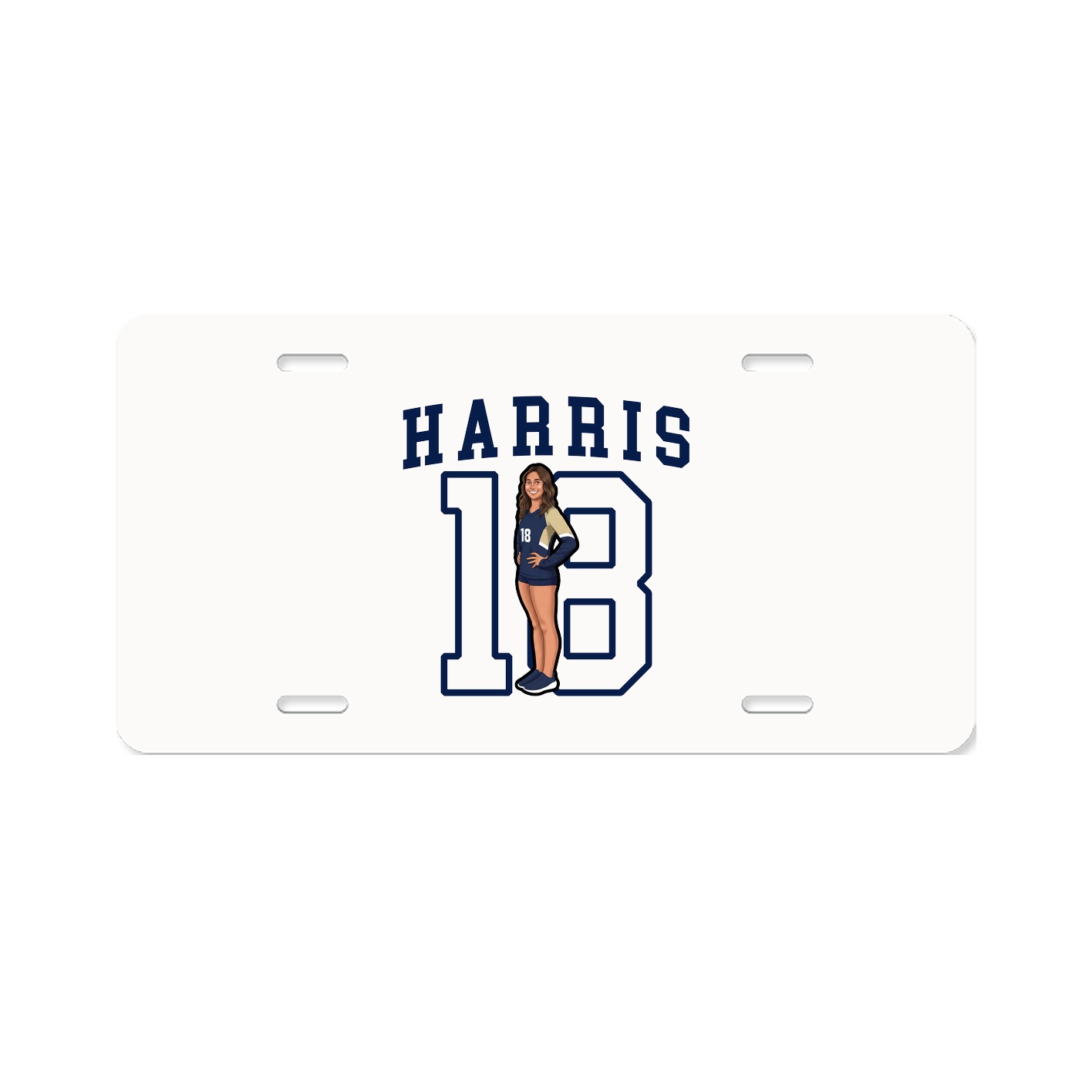 License Plate — Shirsey in Classic