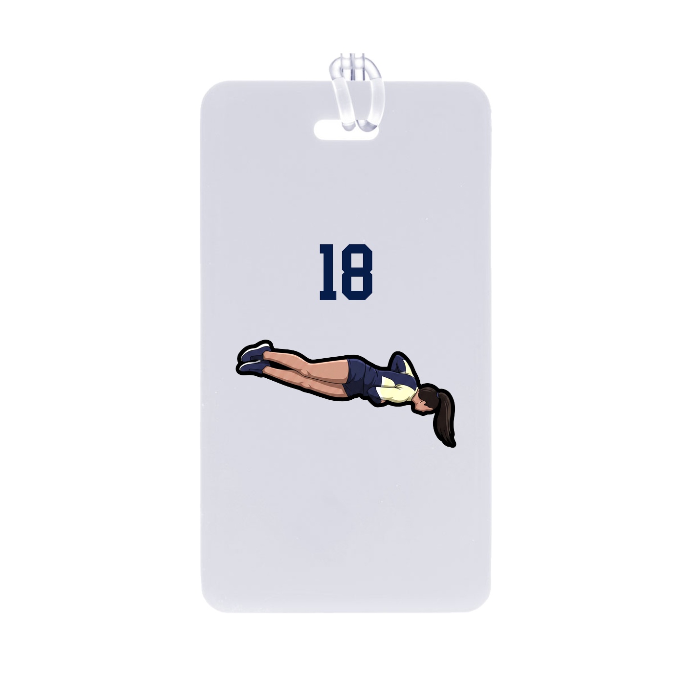 Bag Tag — Number Top in Classic