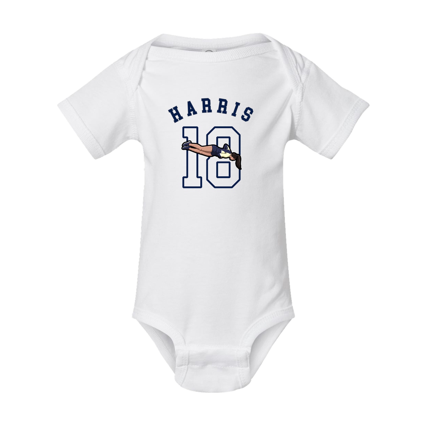 Baby Onesie — Shirsey Arch in White