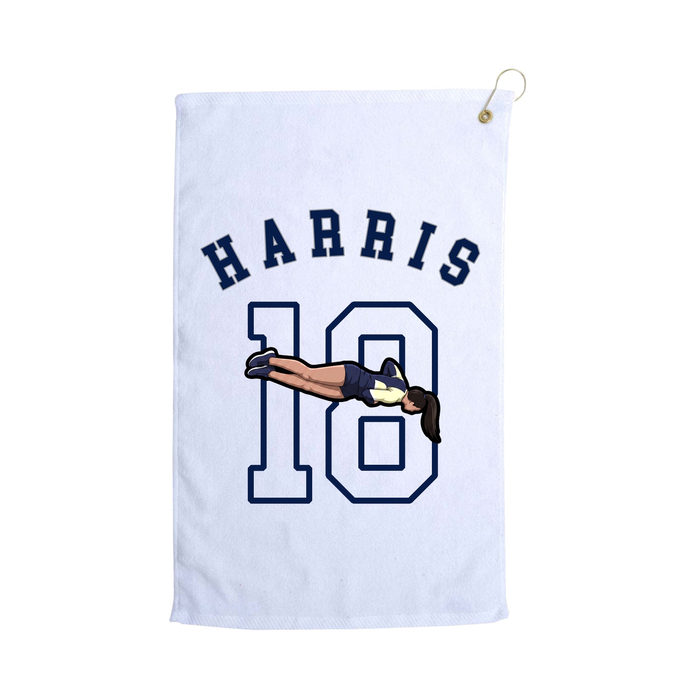 Golf Towel — Shirsey Arch in White