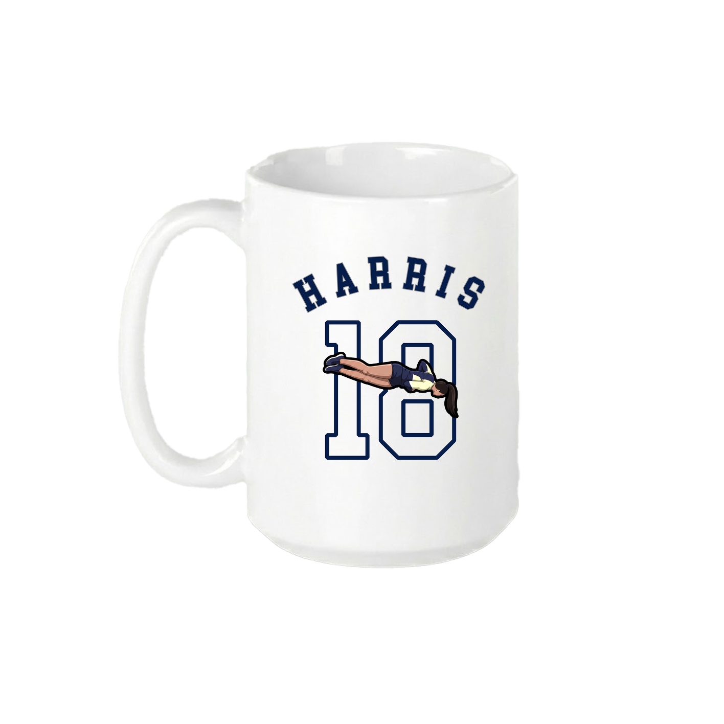 15oz Coffee Mug — Shirsey Arch in White