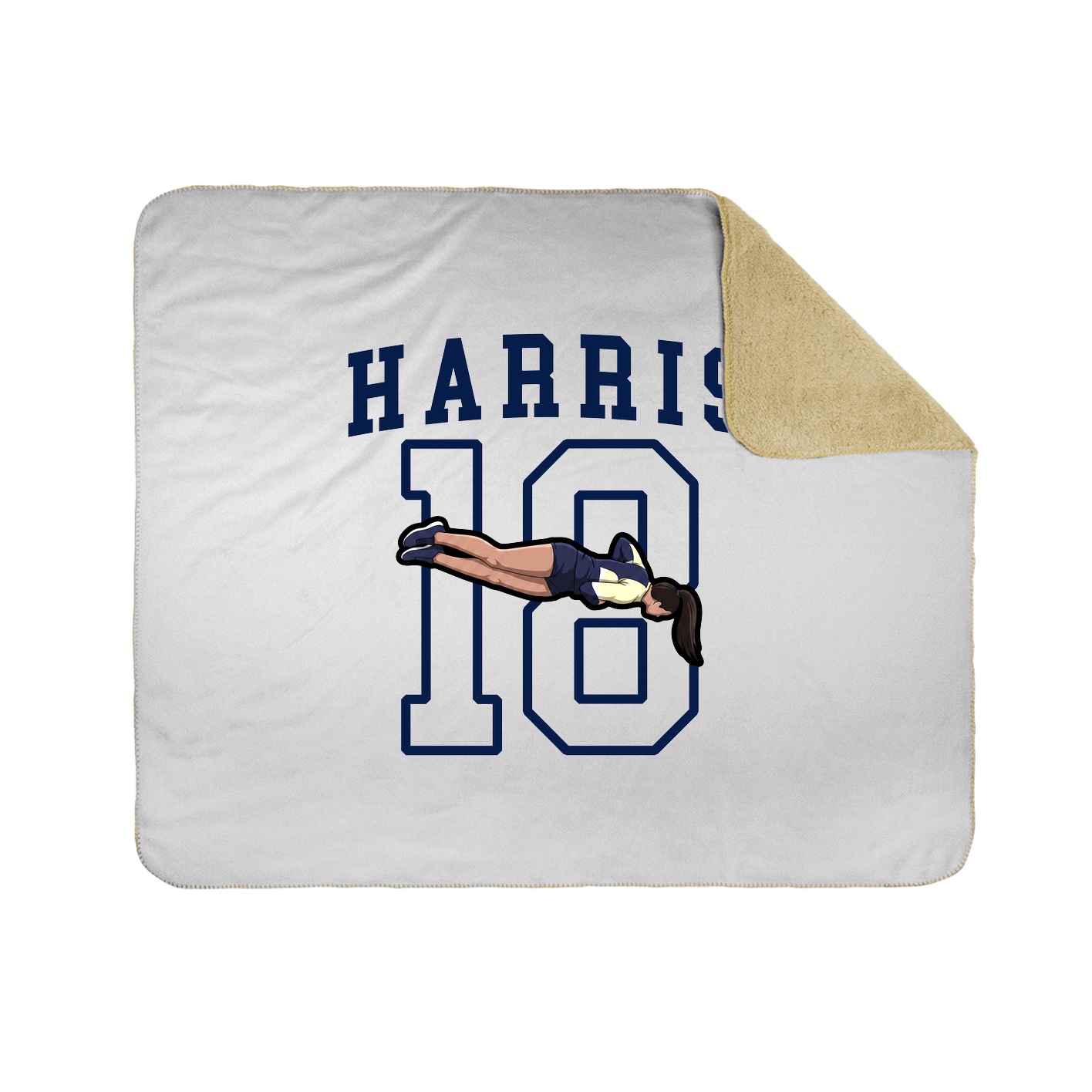 50x60 Sherpa Lined Throw Blanket