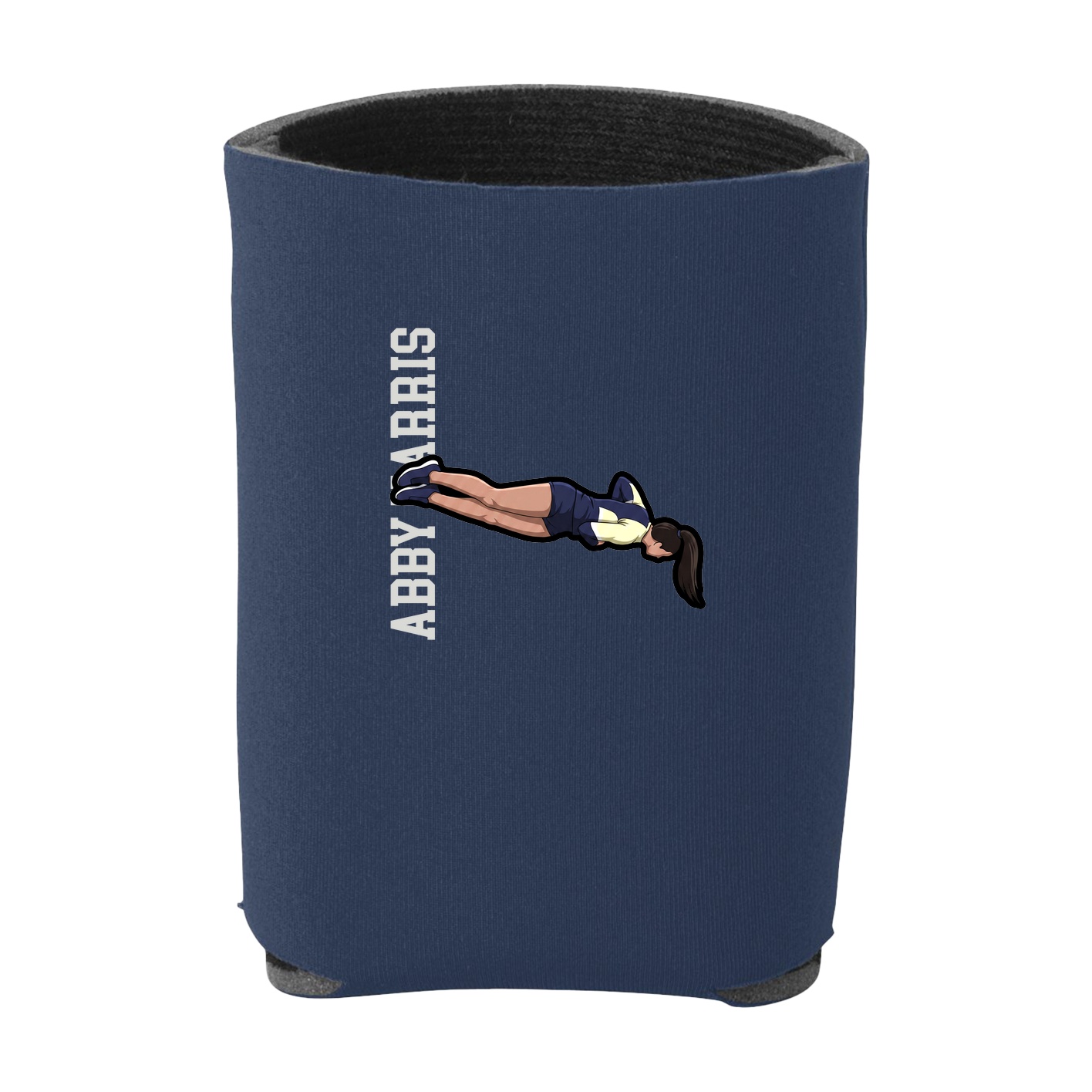 Can Holder — Name Vertical in Navy