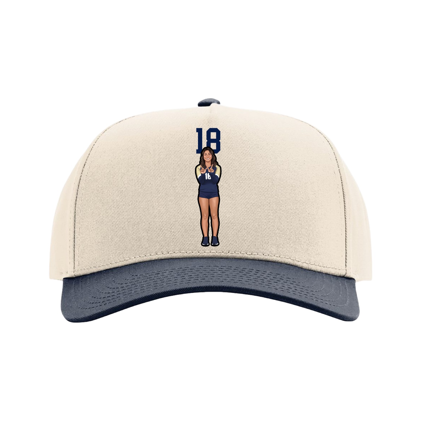 Full Fabric Five-Panel Champ Cap