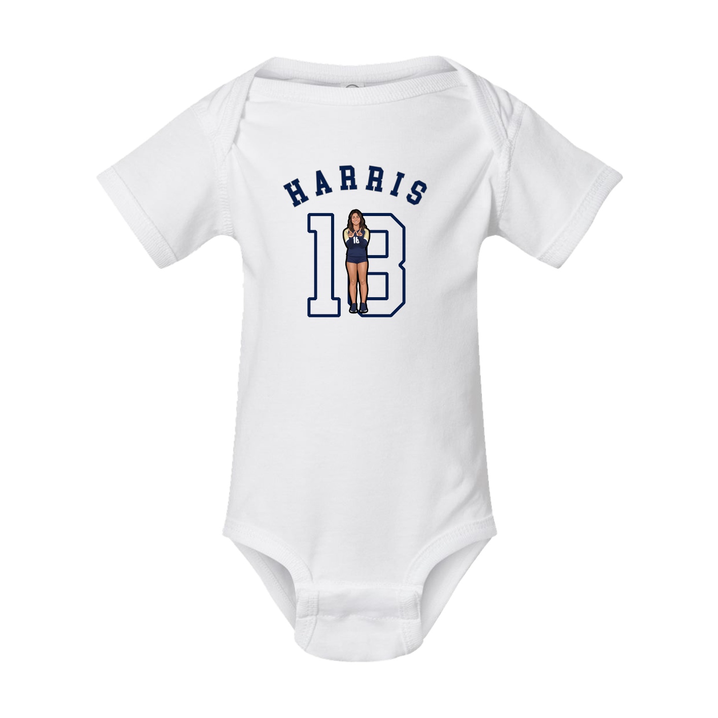 Baby Onesie — Shirsey Arch in White