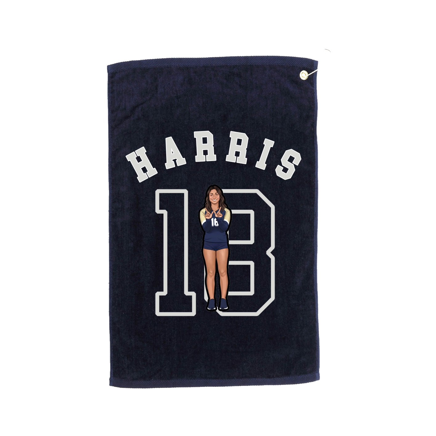 Golf Towel — Shirsey Arch in Navy