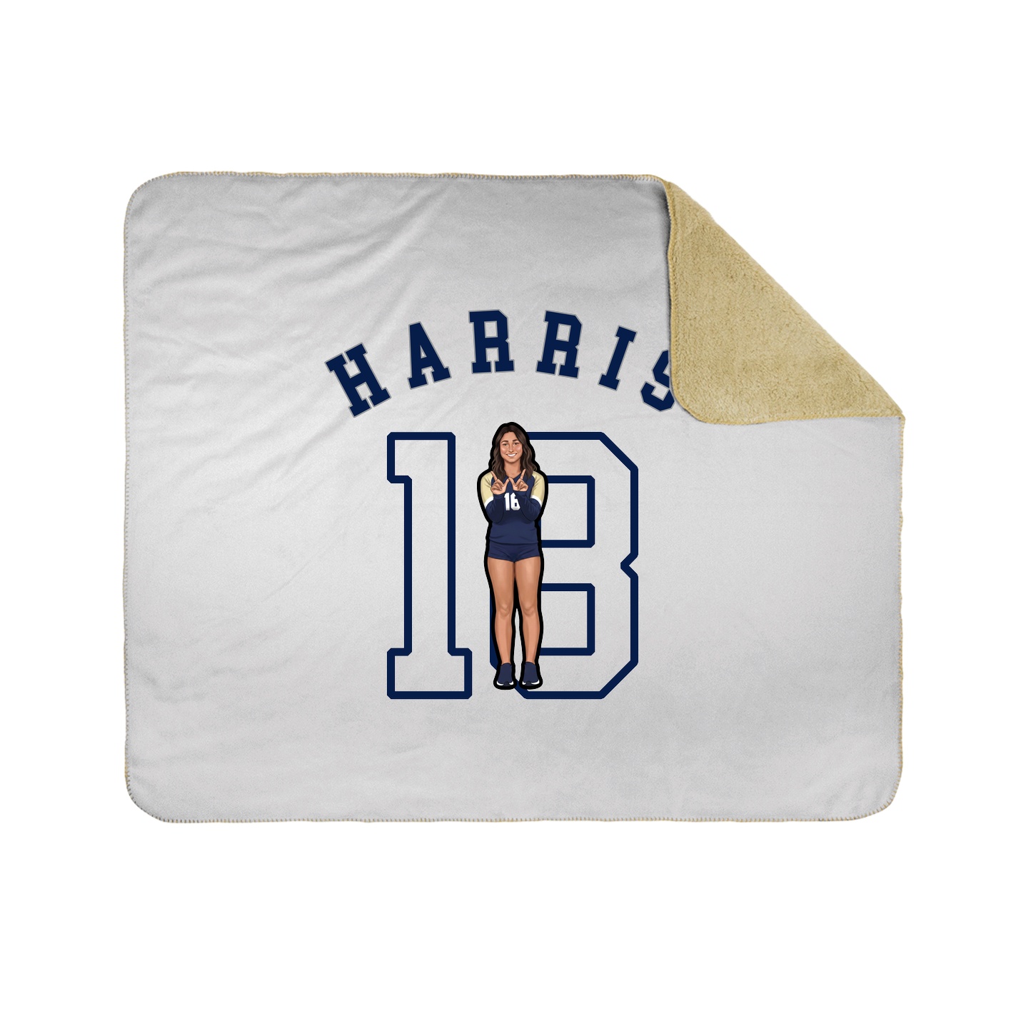 Throw Blanket — Shirsey Arch in White