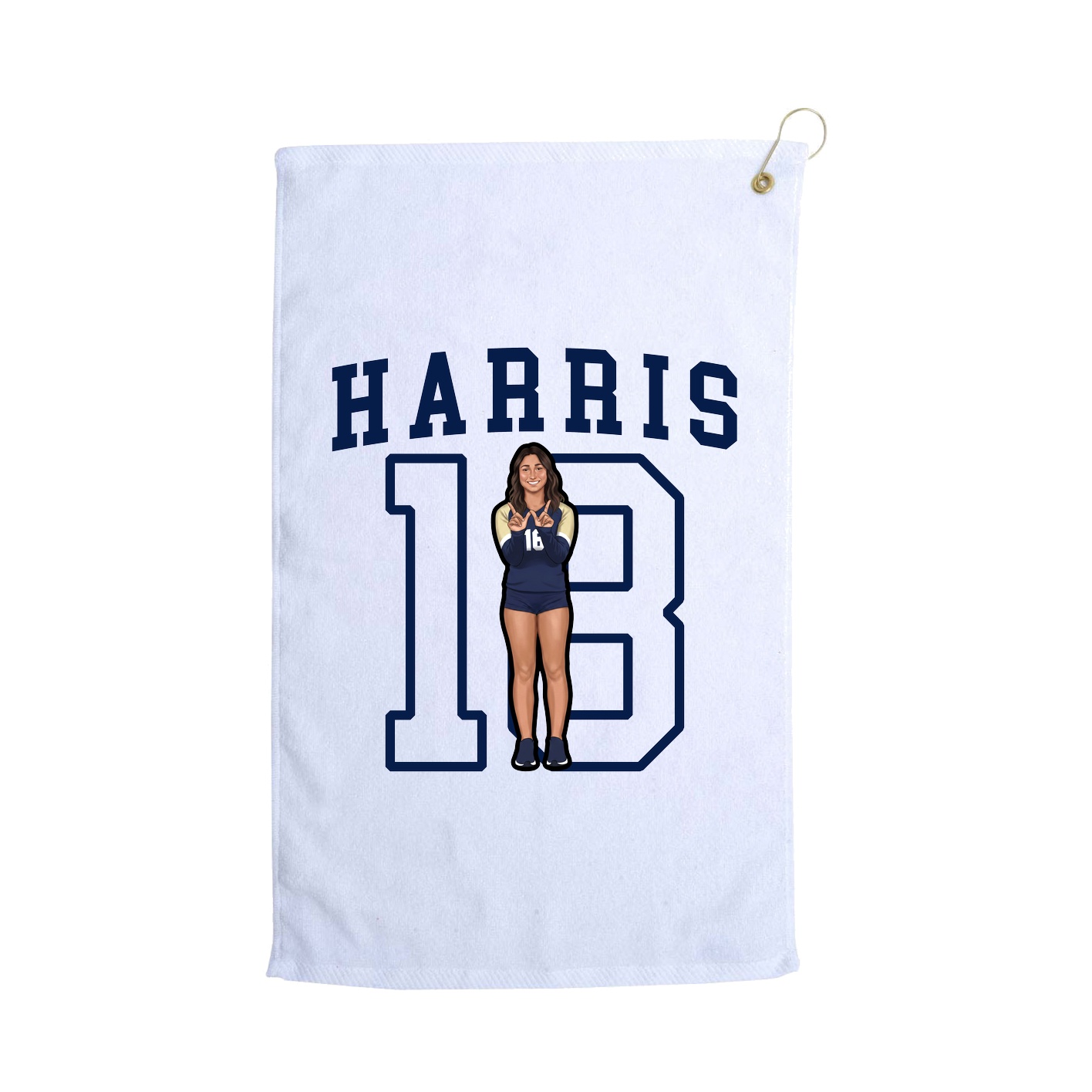Golf Towel — Shirsey in White
