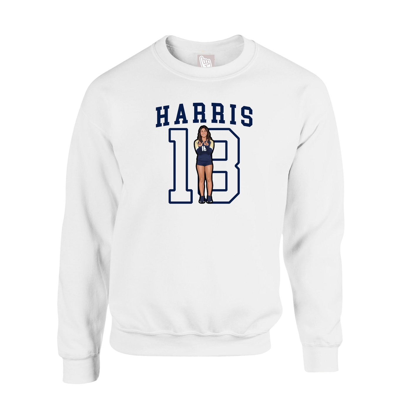 Fleece Crew — Shirsey in White