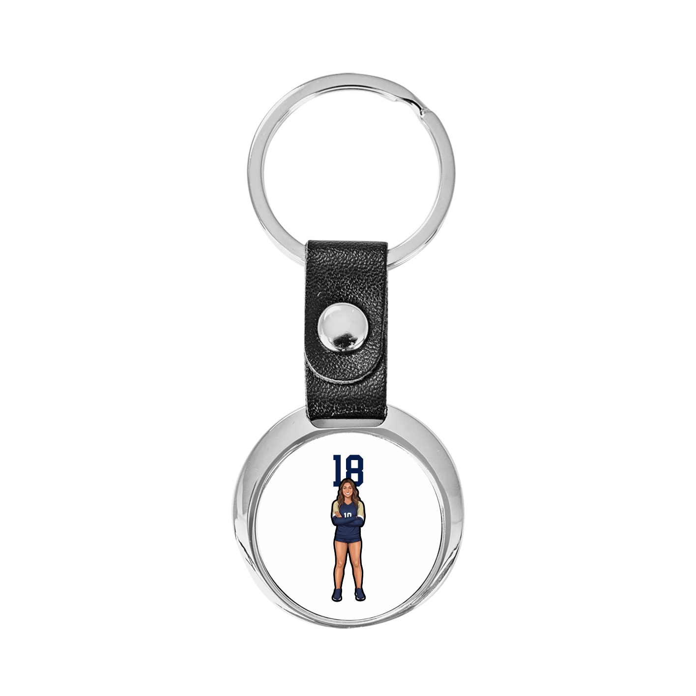 Key Chain — Number Top in Classic