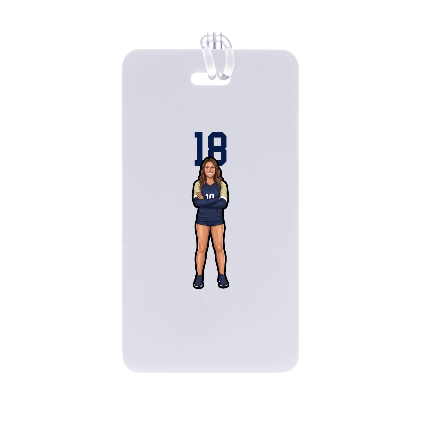 Bag Tag — Number Top in Classic