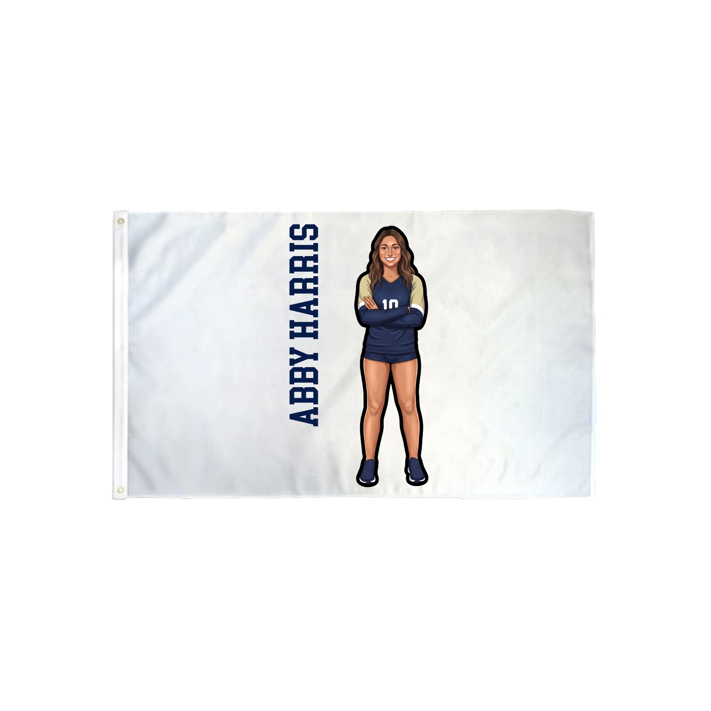 3x5 Flag — Name Vertical in Classic