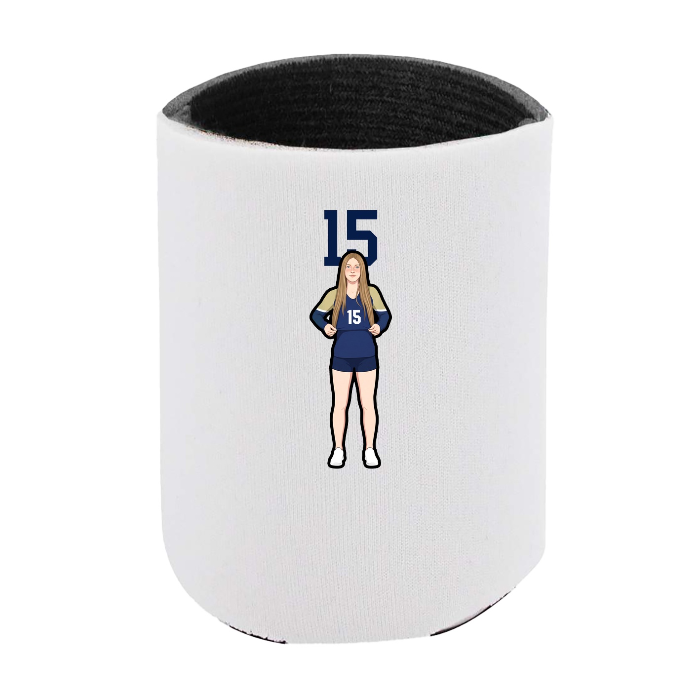 Can Holder — Number Top in White