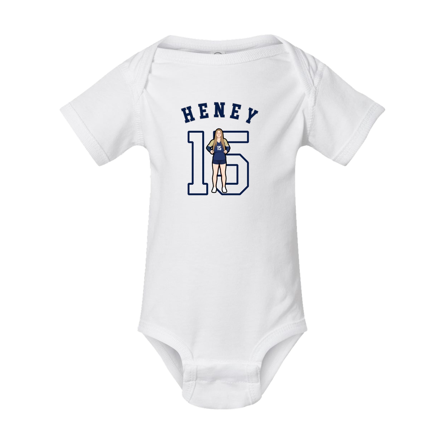 Baby Onesie — Shirsey Arch in White
