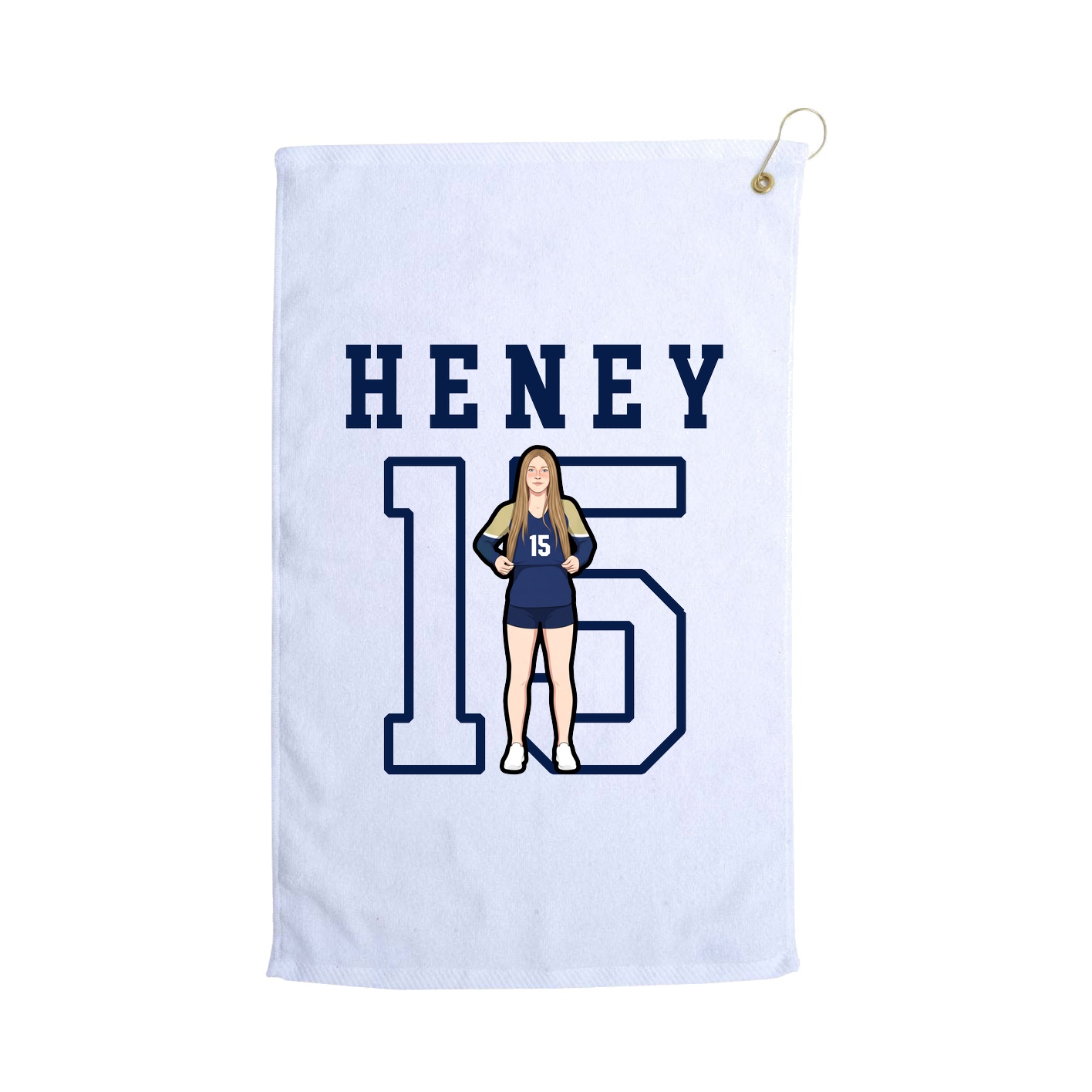 Golf Towel — Shirsey in White