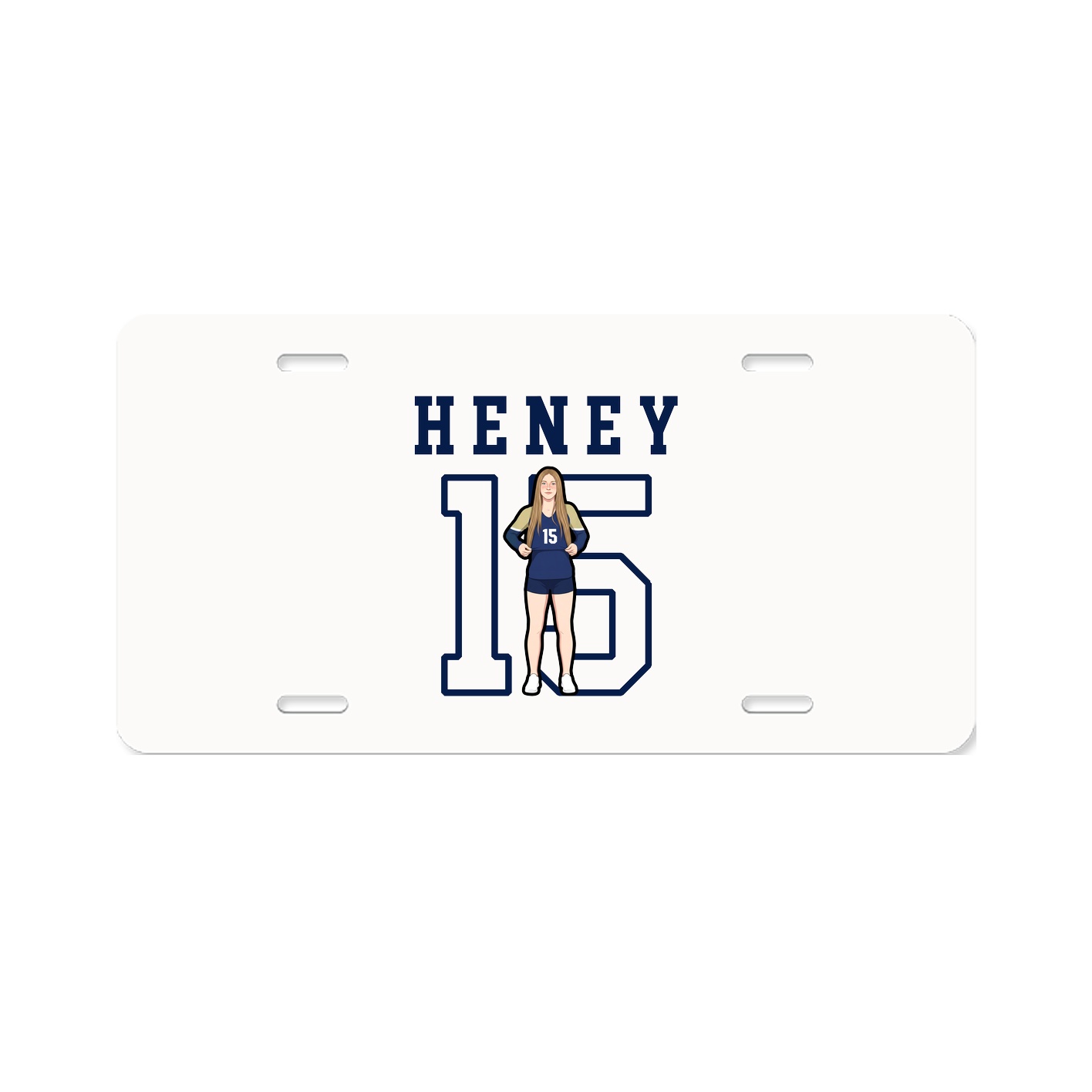 License Plate — Shirsey in Classic