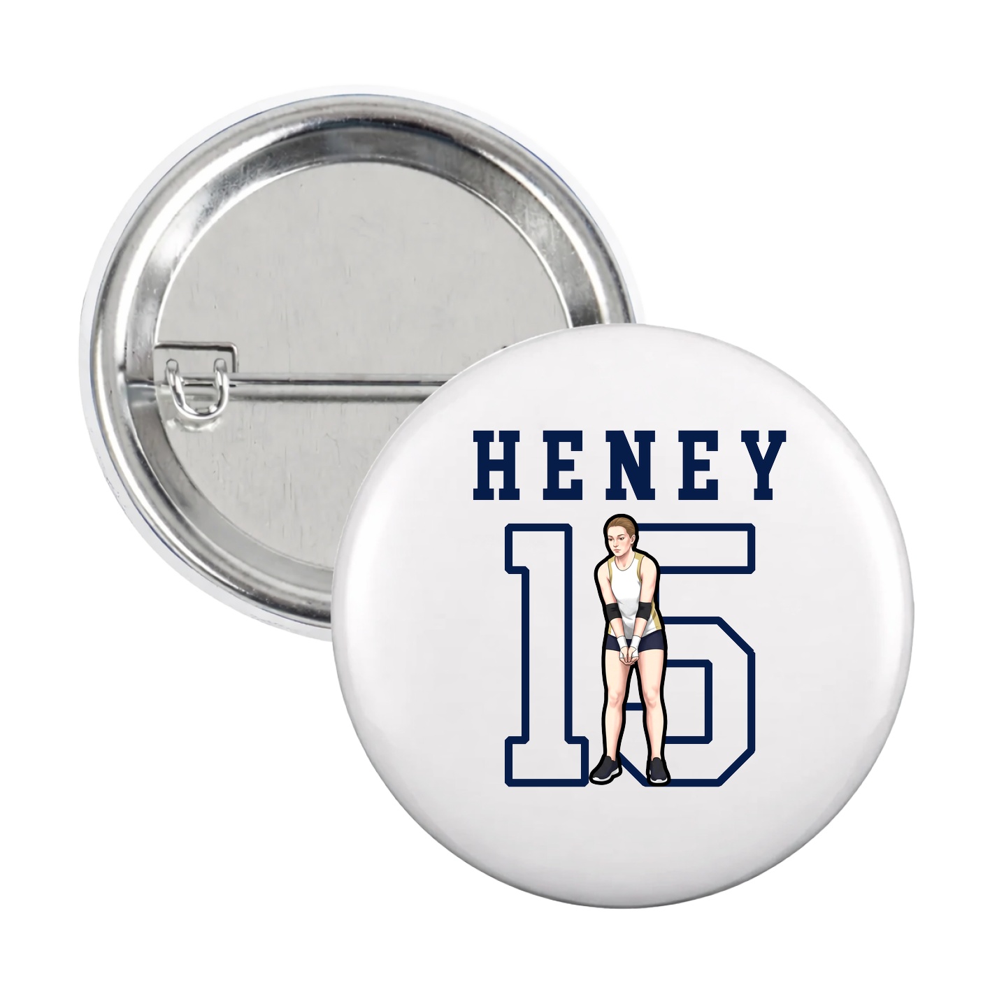 Game Day Button — Shirsey in White