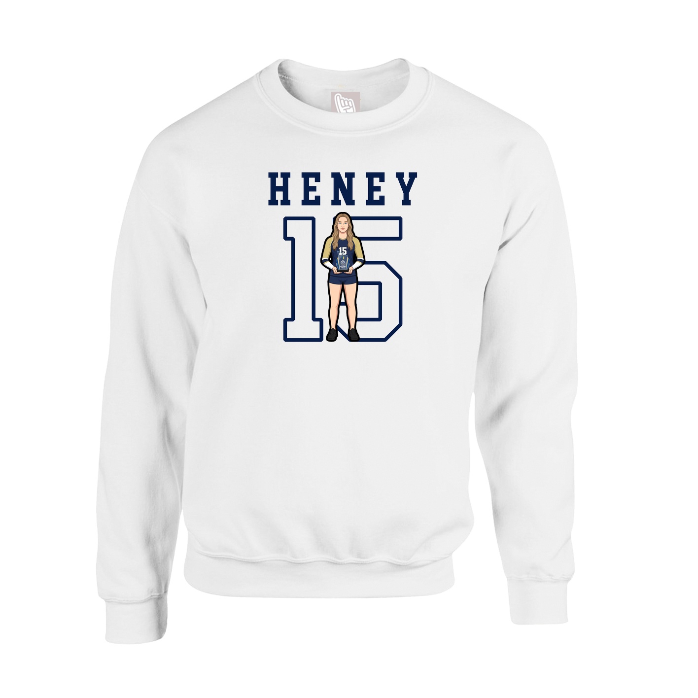 Fleece Crew — Shirsey in White