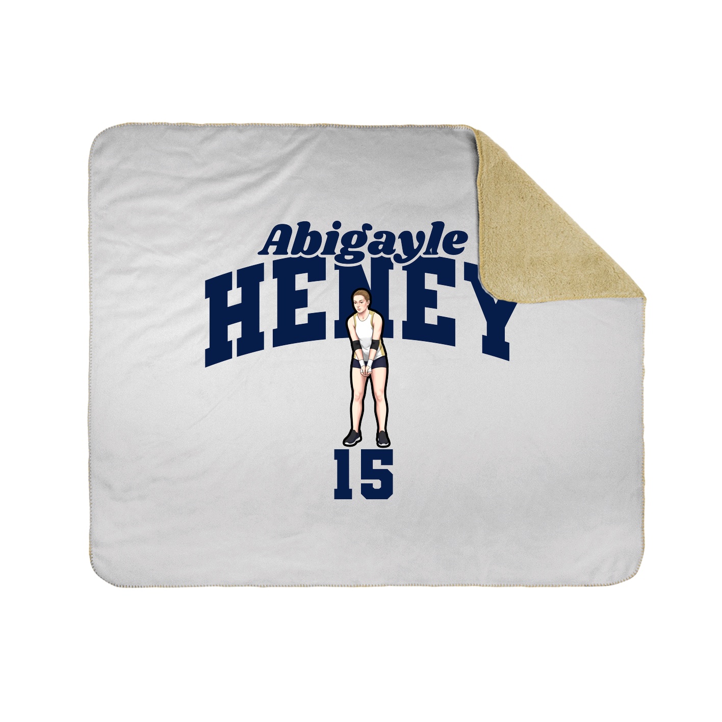Throw Blanket — Signature Arch in White