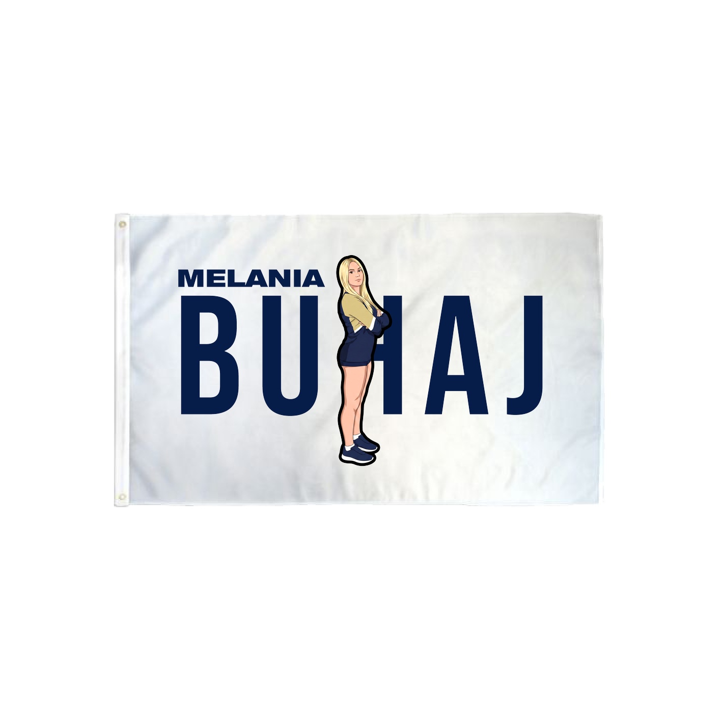 3x5 Flag — Player Name in Classic