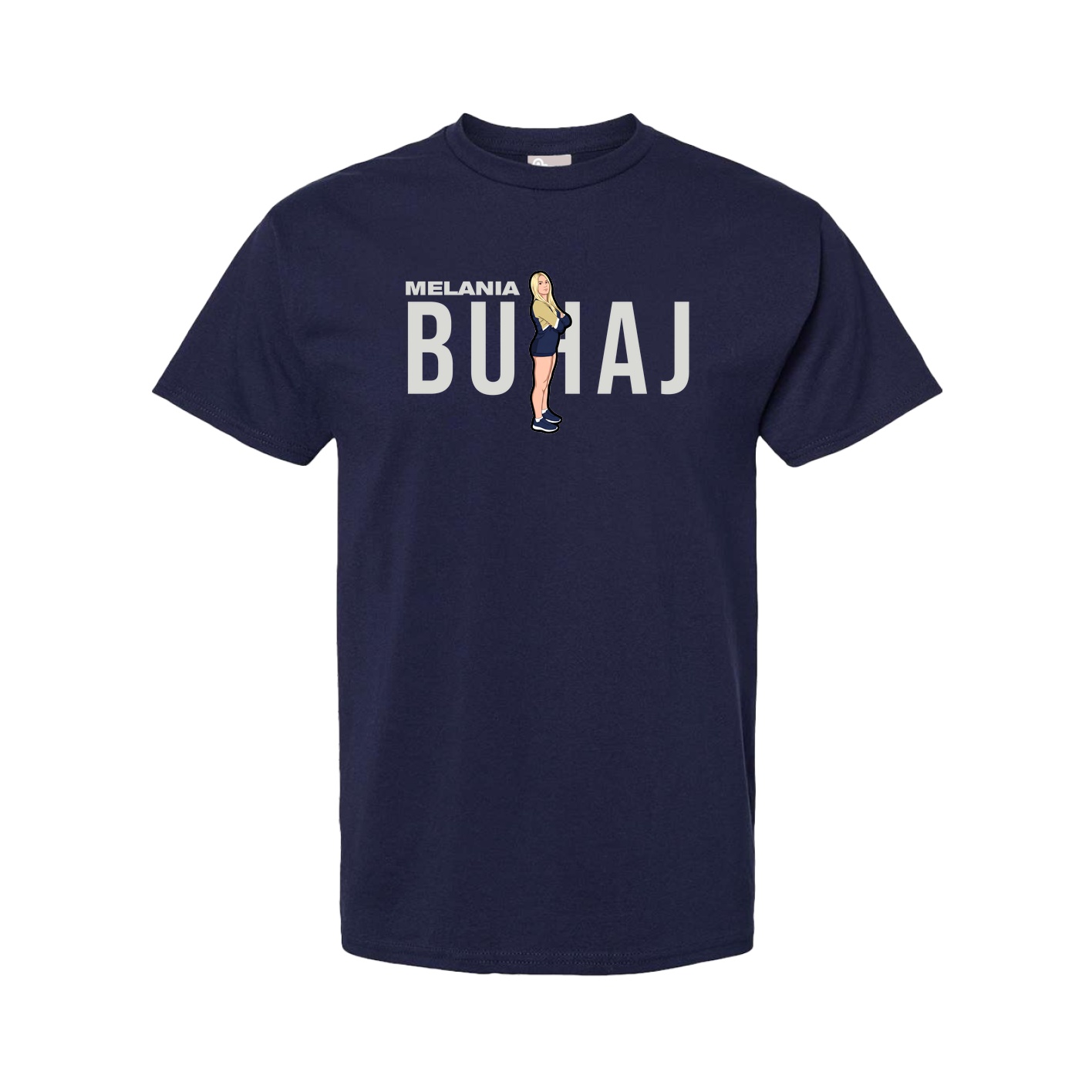 Tee — Player Name in Navy